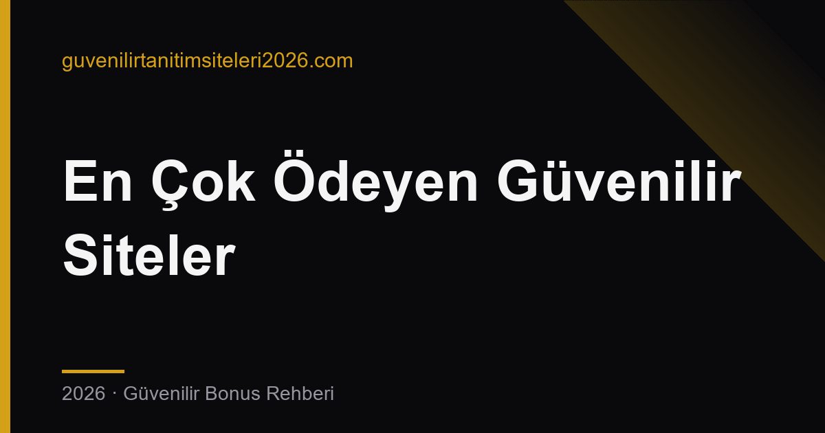 En çok ödeyen güvenilir siteler kapak görseli